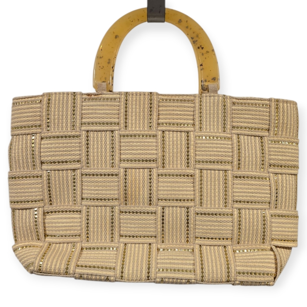 Vintage M‎ & G Bertini Woven Handbag-Italy